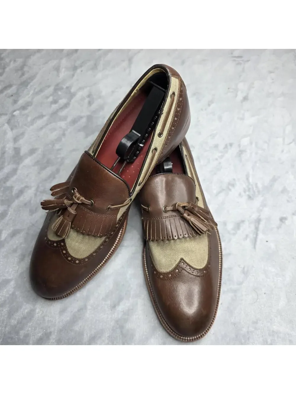 Johnston & Murphy Shoes Mens 11 M Loafers Brown Tasseled Kiltie Casual 15-1032 Johnston & Murphy Shoes Mens 11 M Loafers Brown Tasseled  main image 2